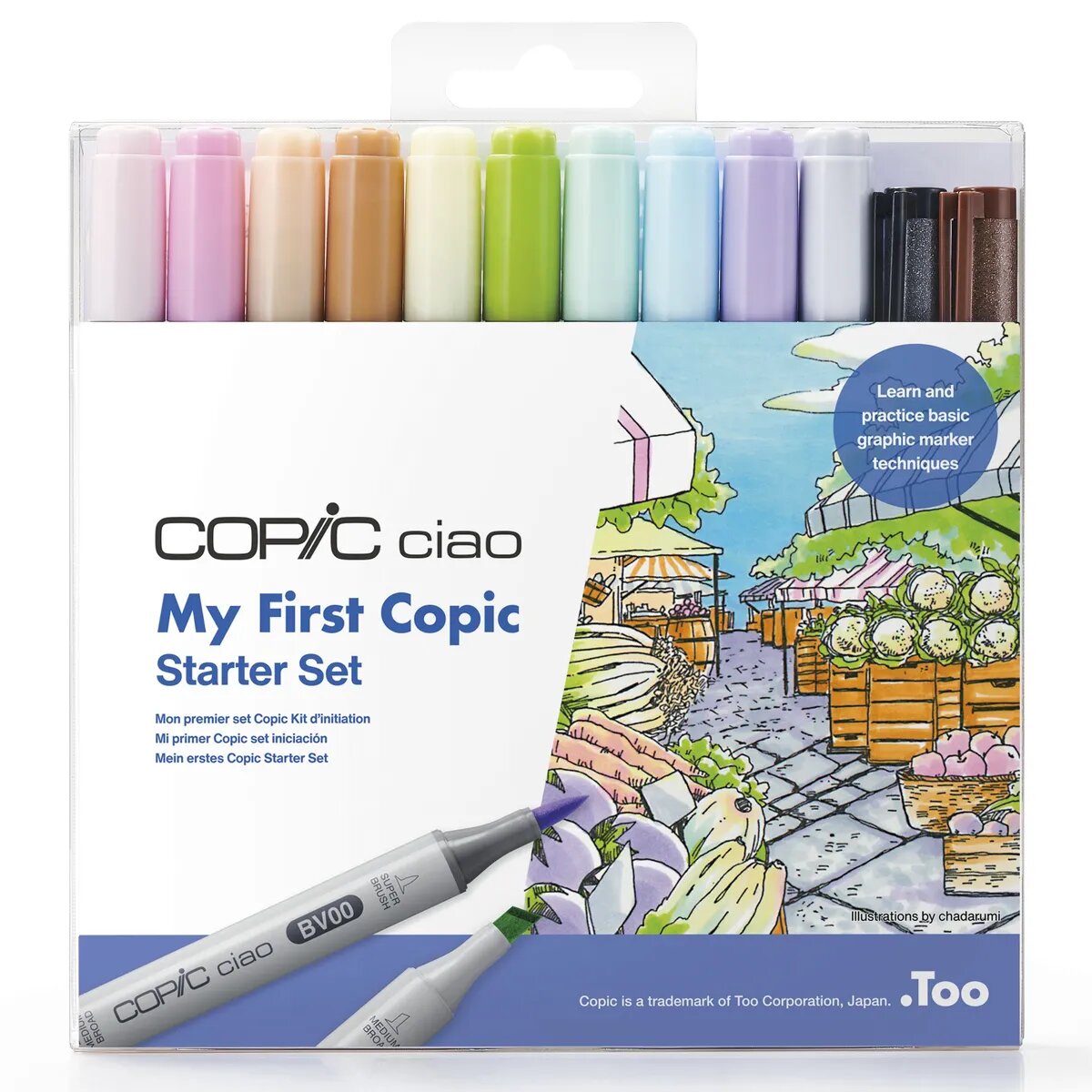 Copic Ciao My First Copic Starter Set, 12 Stück
