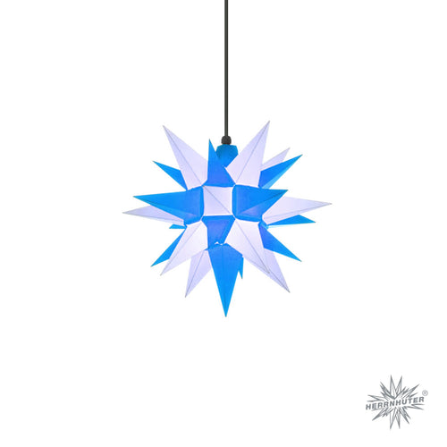 A4-ca. 40cm, Kunststoff blau/weiß