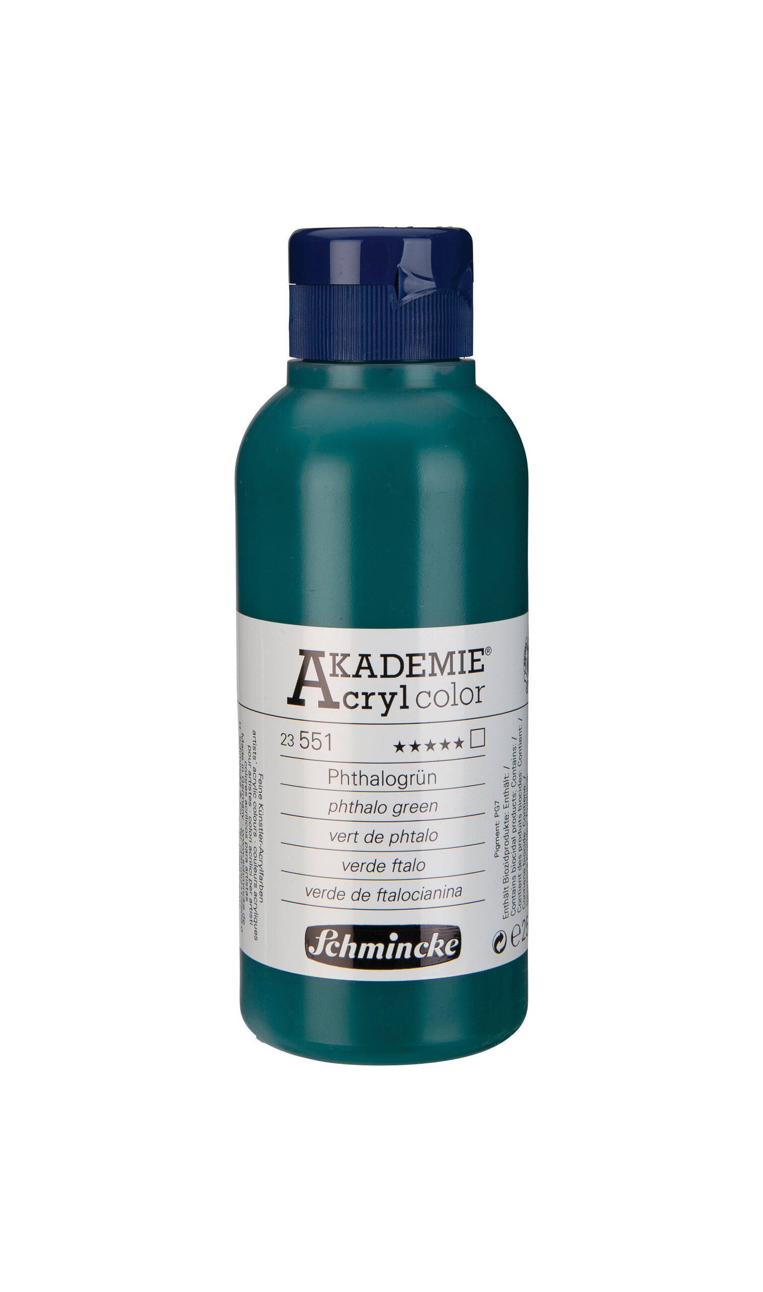 AKADEMIE Acryl color 250ml Phthalogrün