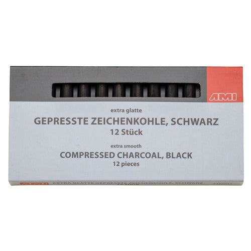 Zeichenkohle 12er 6 schwarz
