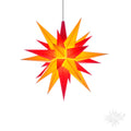 Herrnhuter Stern A1e gelb/rot, ca. 13cm, Plastik, inkl. LED E10