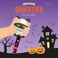 Halloween-Anti-Stress-Bleistift Mummy Cat „Nine Lives Later“ - Squeezies