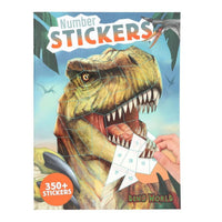 Depesche 13243 Dino World Number Sticker - Detailansicht