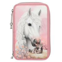 Depesche 0013687 Miss Melody 3 Fach Federtasche TRUE FRIENDS - Detailansicht