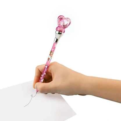 Depesche TOPModel 1 Kugelschreiber mit Herz-Licht MY BFF, 1 Stück, 3-fach sortiert