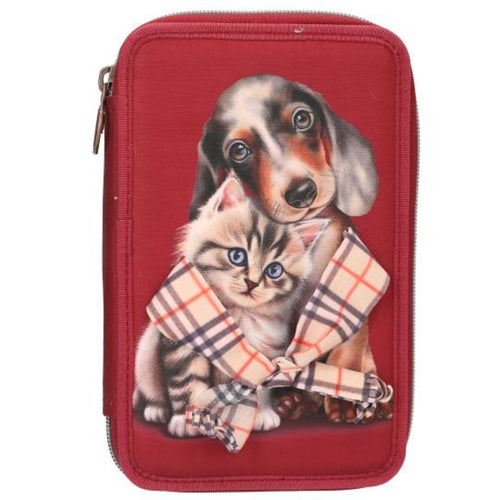 Depesche 0013674 TOPModel 2 Fach Federtasche FUR EVER FRIENDS