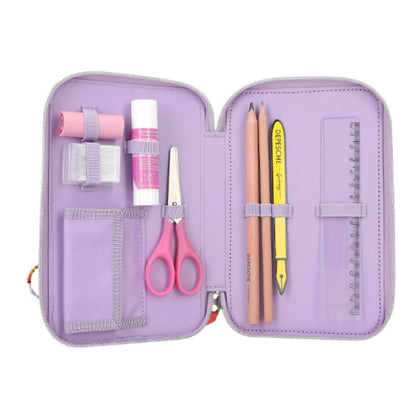 Depesche TOPModel 3-Fach  Federtasche mit appliziertem Smartphone JOY