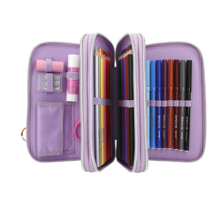 Depesche TOPModel 3-Fach  Federtasche mit appliziertem Smartphone JOY