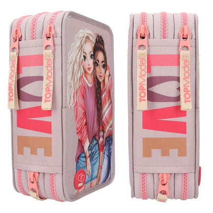 Depesche TOPModel 3-Fach Federtasche BEST FRIENDS LED