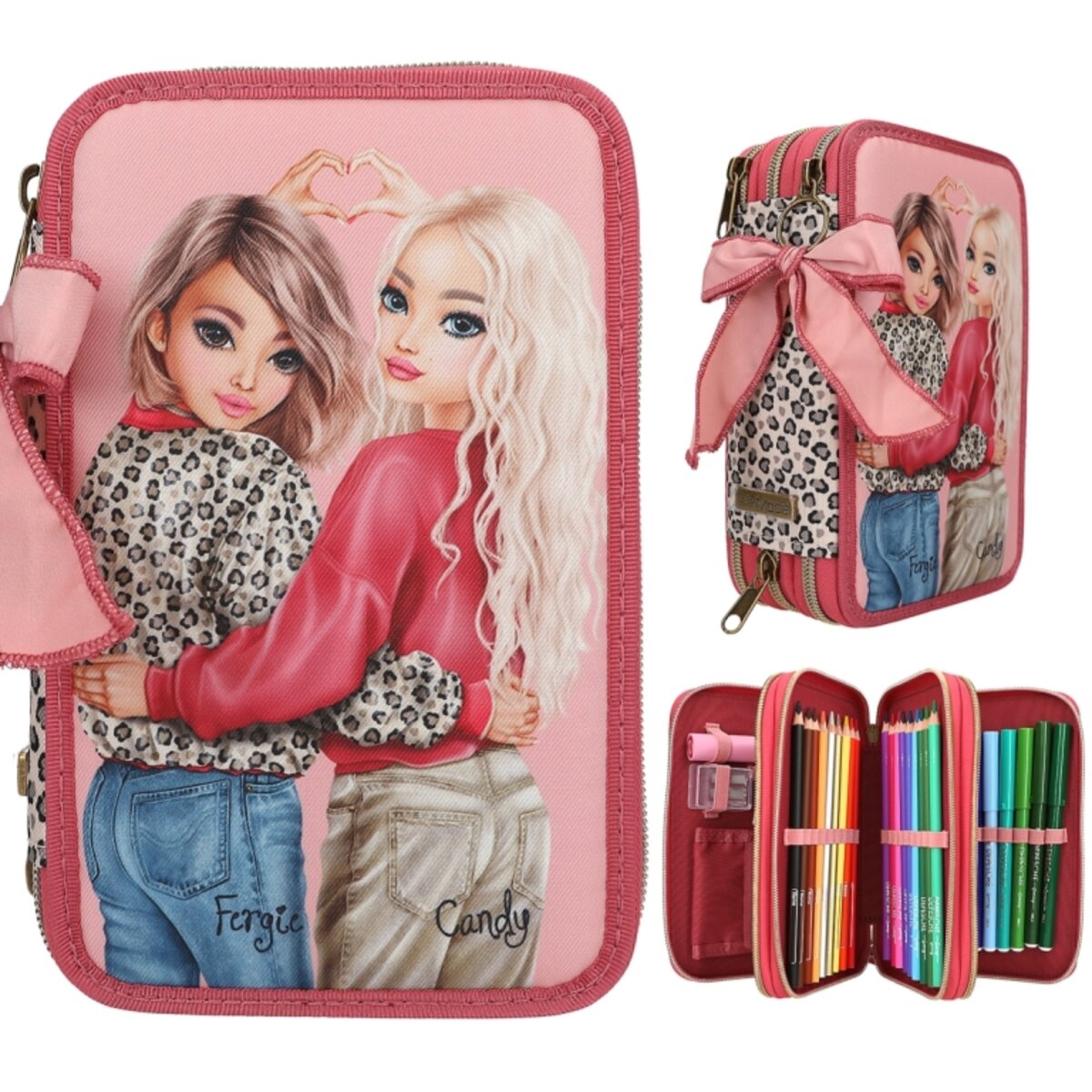 Depesche TOPModel 3 Fach Federtasche LEOHEART