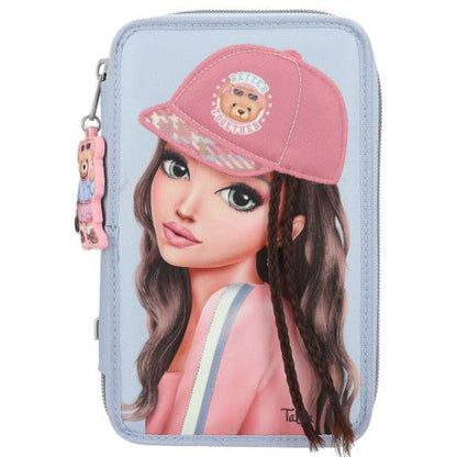 Depesche TOPModel 3 Fach Federtasche mit Applikation TEAM TEDDY