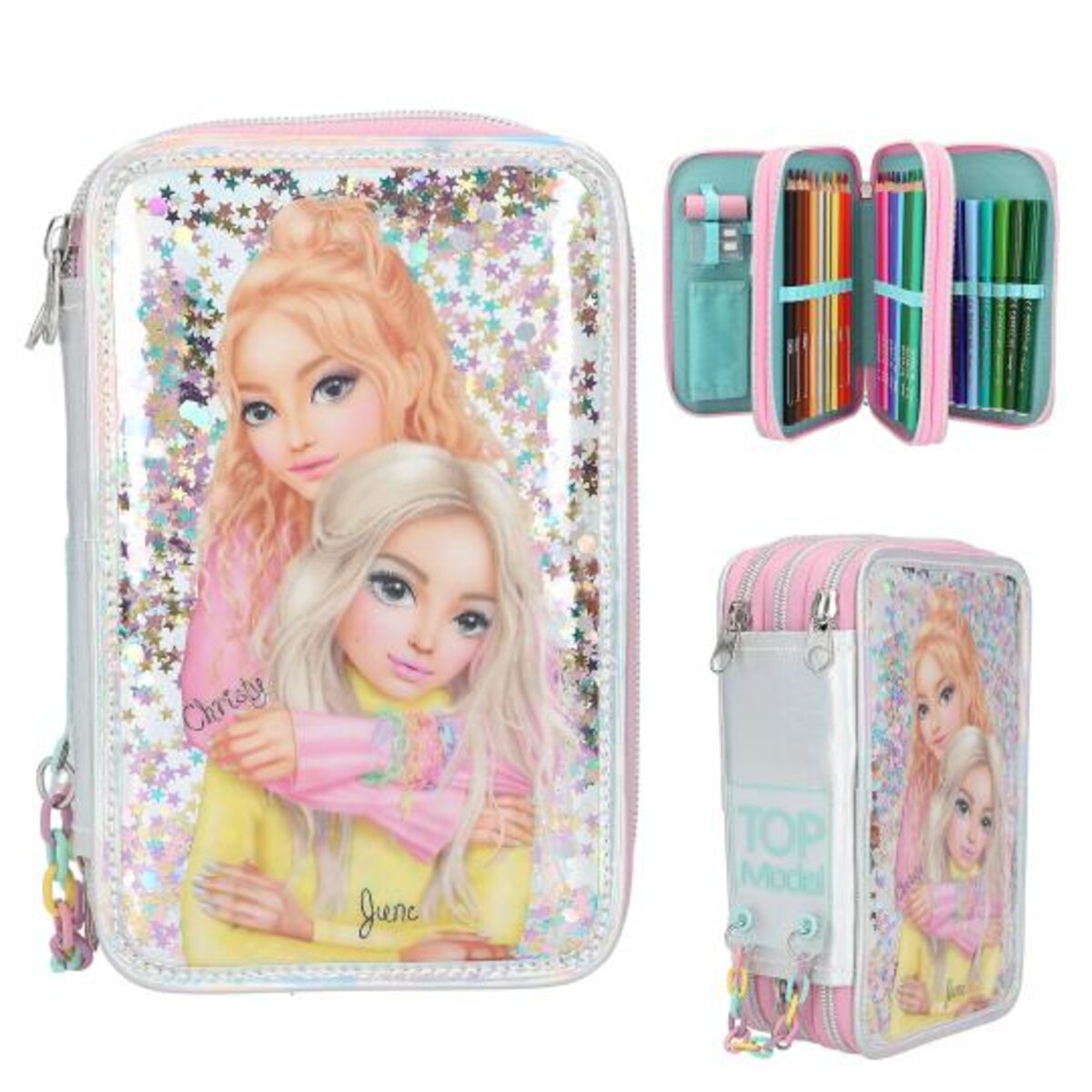 Depesche TOPModel 3 Fach Federtasche ELECTRIC