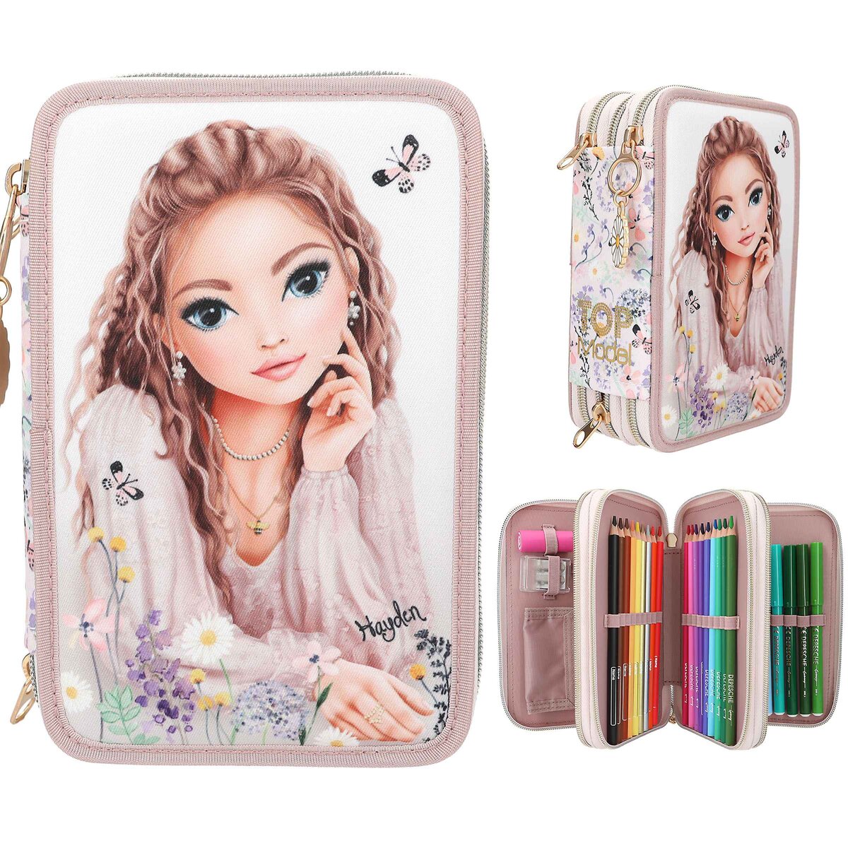 Depesche TOPModel 3fach Federtasche Summer Feeling