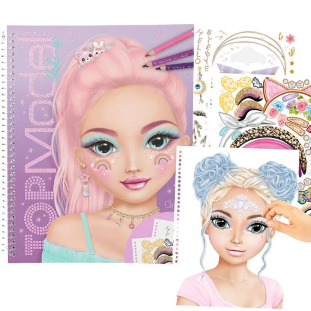 Depesche TOPMOdel Create your TOPModel Make Up Malbuch