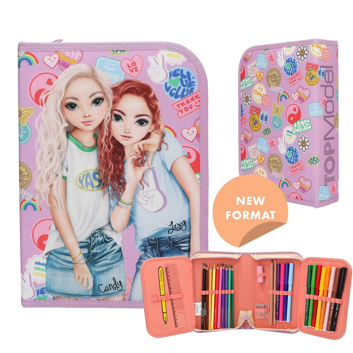 Depesche TOPModel Deluxe Federtasche Girl Power