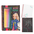 DEPESCHE 0013217 TOPModel Neon Doodle Malbuch-Set