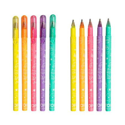 Depesche TOPModel Neon Doodle Buch mit Neonstift Set