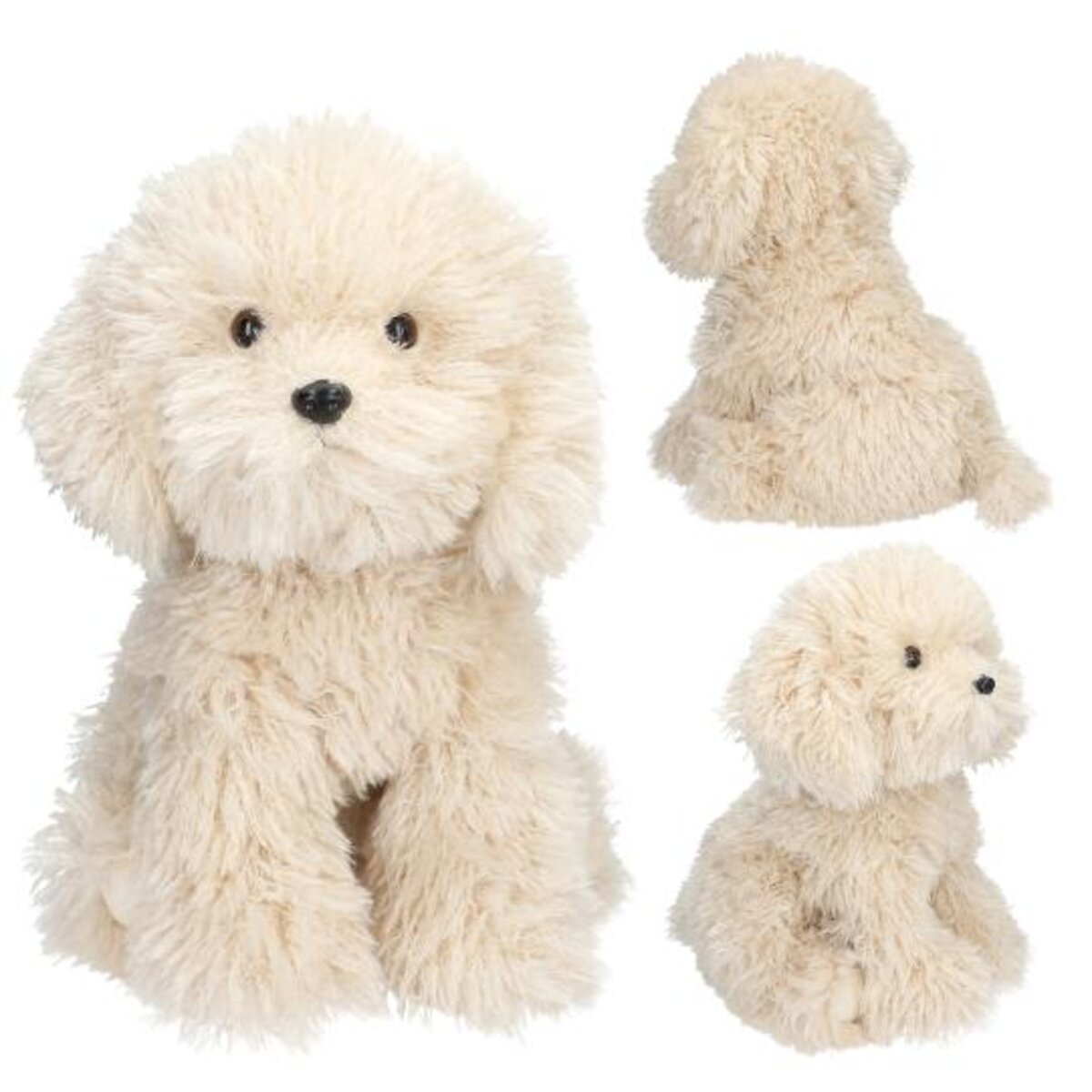 Depesche 0014059 TOPModel Plüsch Hund Luna beige 30 cm FUR EVER FRIENDS