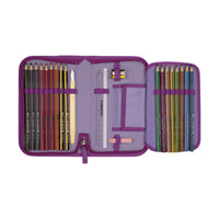 DerDieDas ErgoFlex Easy Schulranzen-Set 5tlg. Purple Unicorn 22,5 Liter