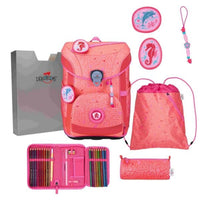 Scout DerDieDas ErgoFlex Easy Superflash Schulranzen-Set 5tlg. Coral Reef 21 Liter – Schulranzen & Rucksack bei Colour & More
