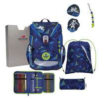 Undercover DerDieDas ErgoFlex Light LED Schulranzen-Set 5tlg. Moon Mission 22 Liter - Produktansicht bei Farbe und mehr