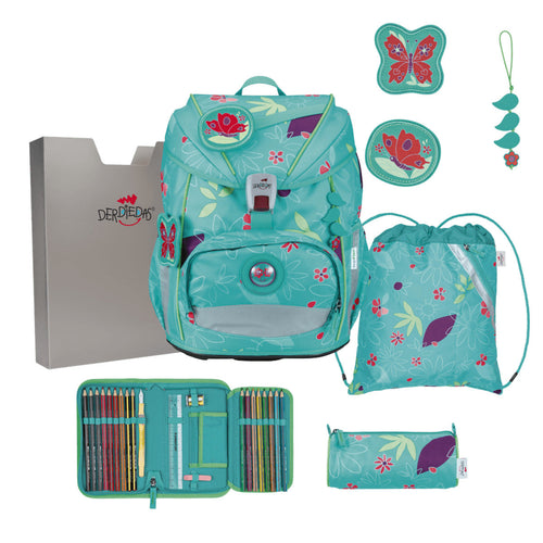 Ranzenset DDD ErgoFlex Light Set Butterfly Garden