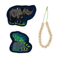DerDieDas Schulranzen-Set ErgoFlex Easy Exklusiv ECO Blue Planet, 5-teilig
