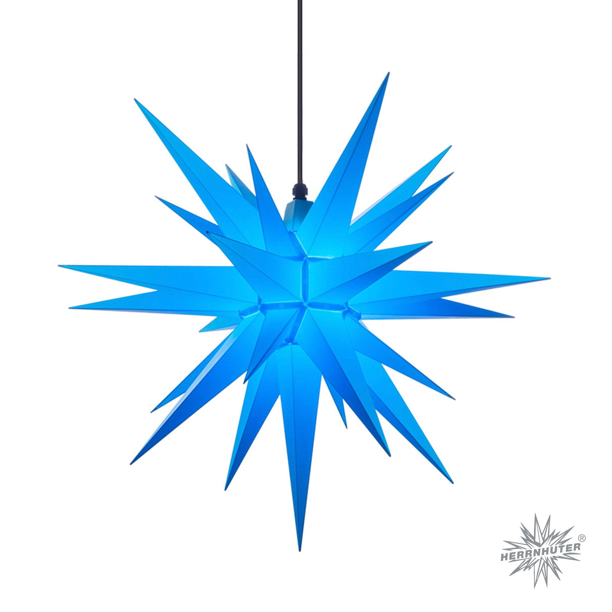 Stern A7 blau, ca. 68cm, Plastik