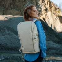 Street Go Rucksack (26 L) Beige – Skandinavisches Design trifft maximale Funktion