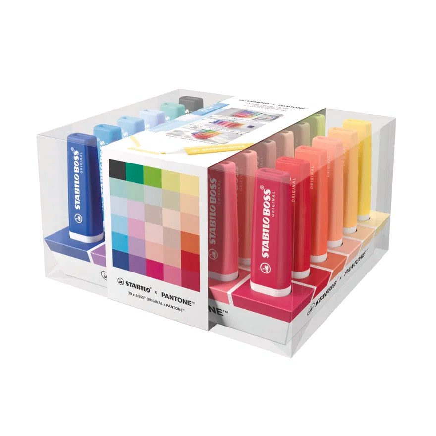 Textmarker Tischset „STABILO BOSS x PANTONE“