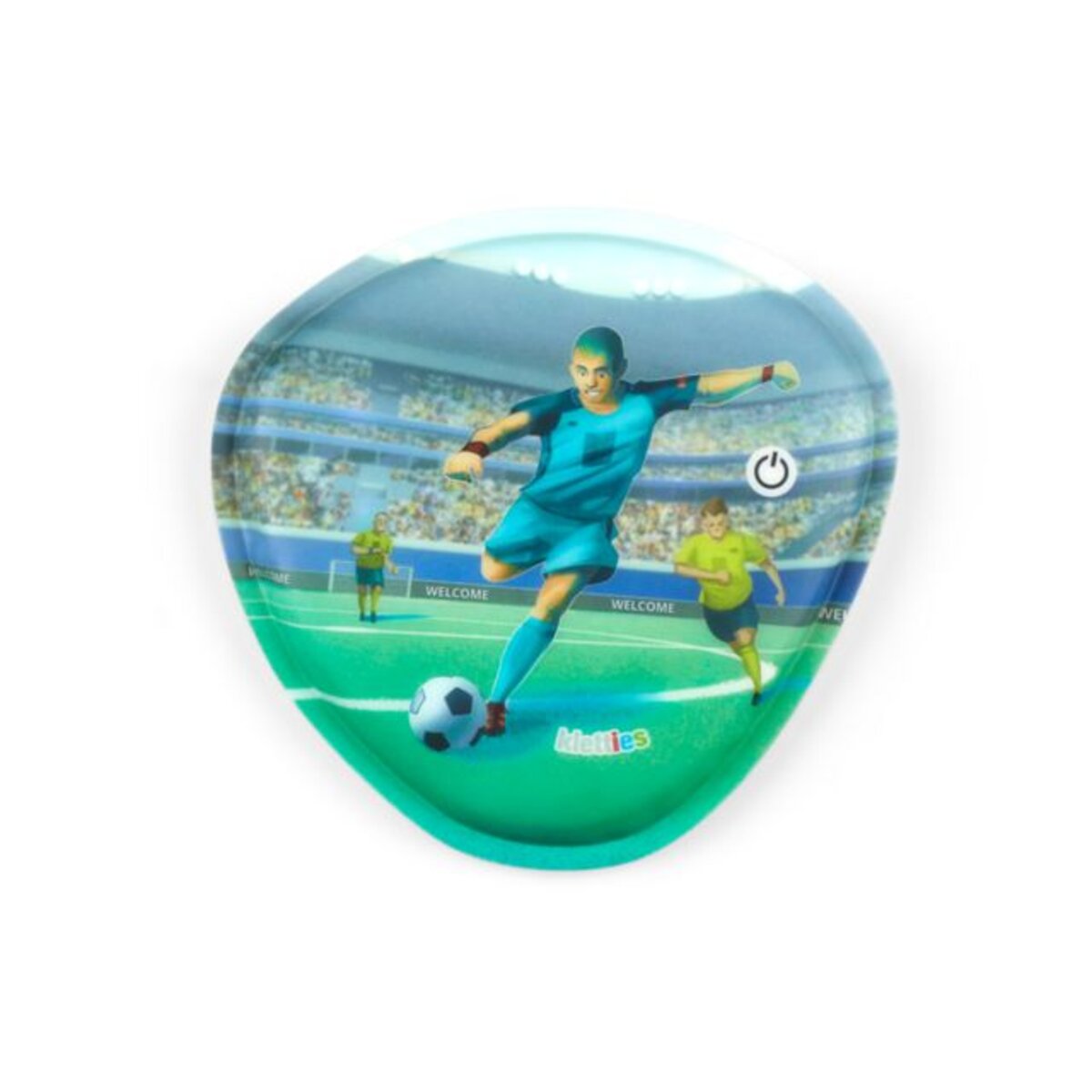 ergobag Blinkie Klettie Fußball bunt 10 x 9 x 1 cm