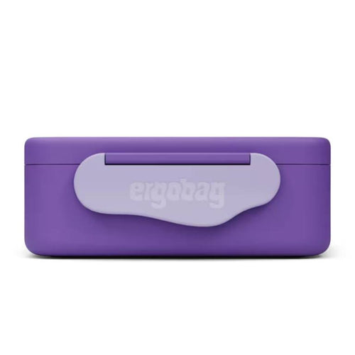 ergobag Brotdose Fee aus leichtem und robustem Kunstoff blau 17 x 7 x 14 cm