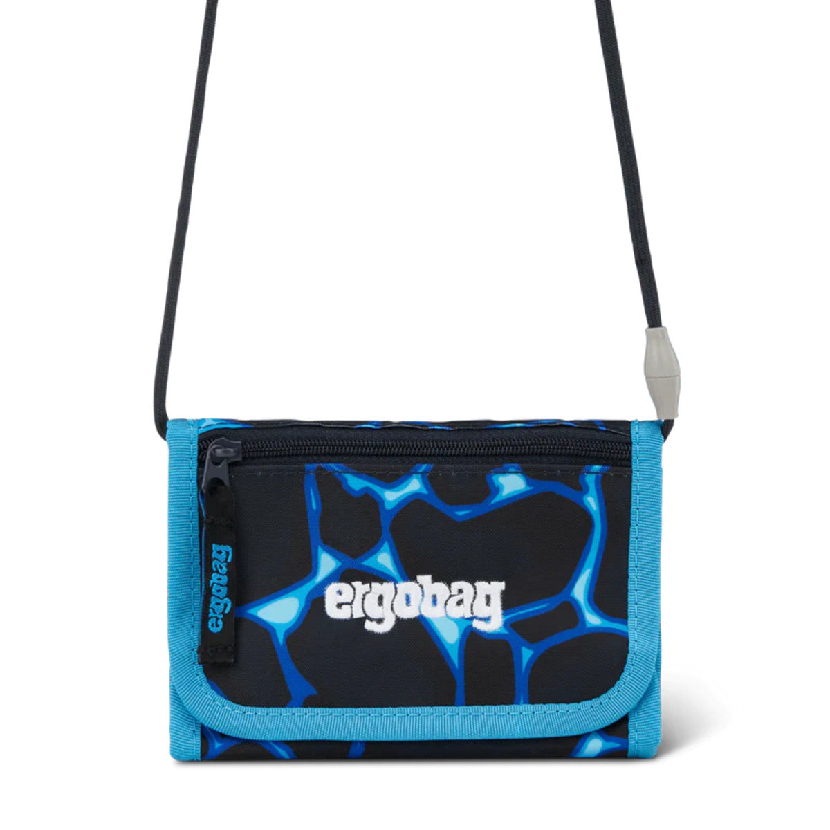 ergobag Brustbeutel Bärassic Garden schwarz blau 14 x 1 x 10 cm