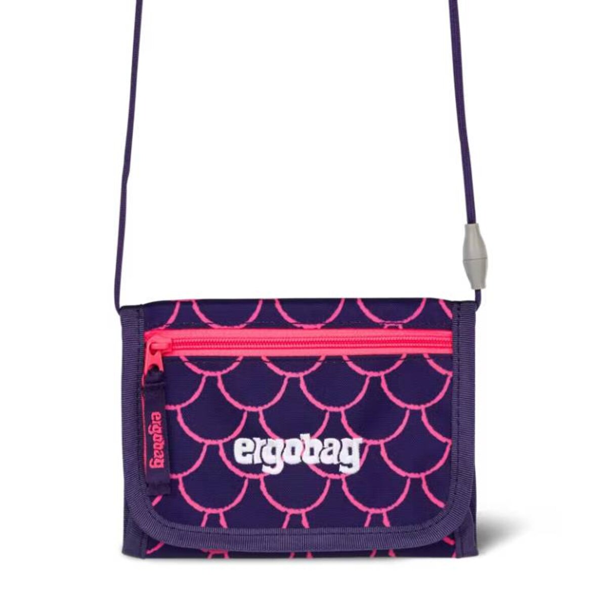 ergobag Brustbeutel PerlentauchBär Rosa Lila 0,3 x 1 x 10 cm