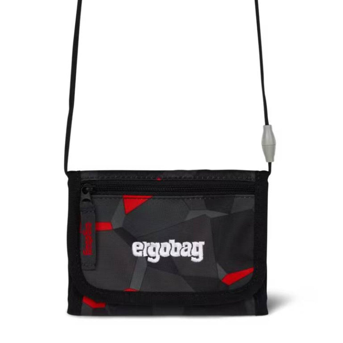 ergobag Brustbeutel TaekBärdo grau rot 0,3 x 1 x 10 cm