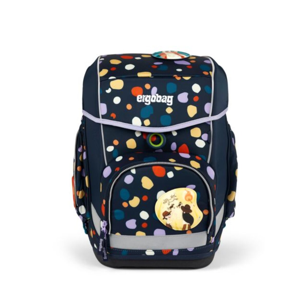 ergobag CUBO Schulrucksack-Set Bärnsteinhöhle, 5-teilig