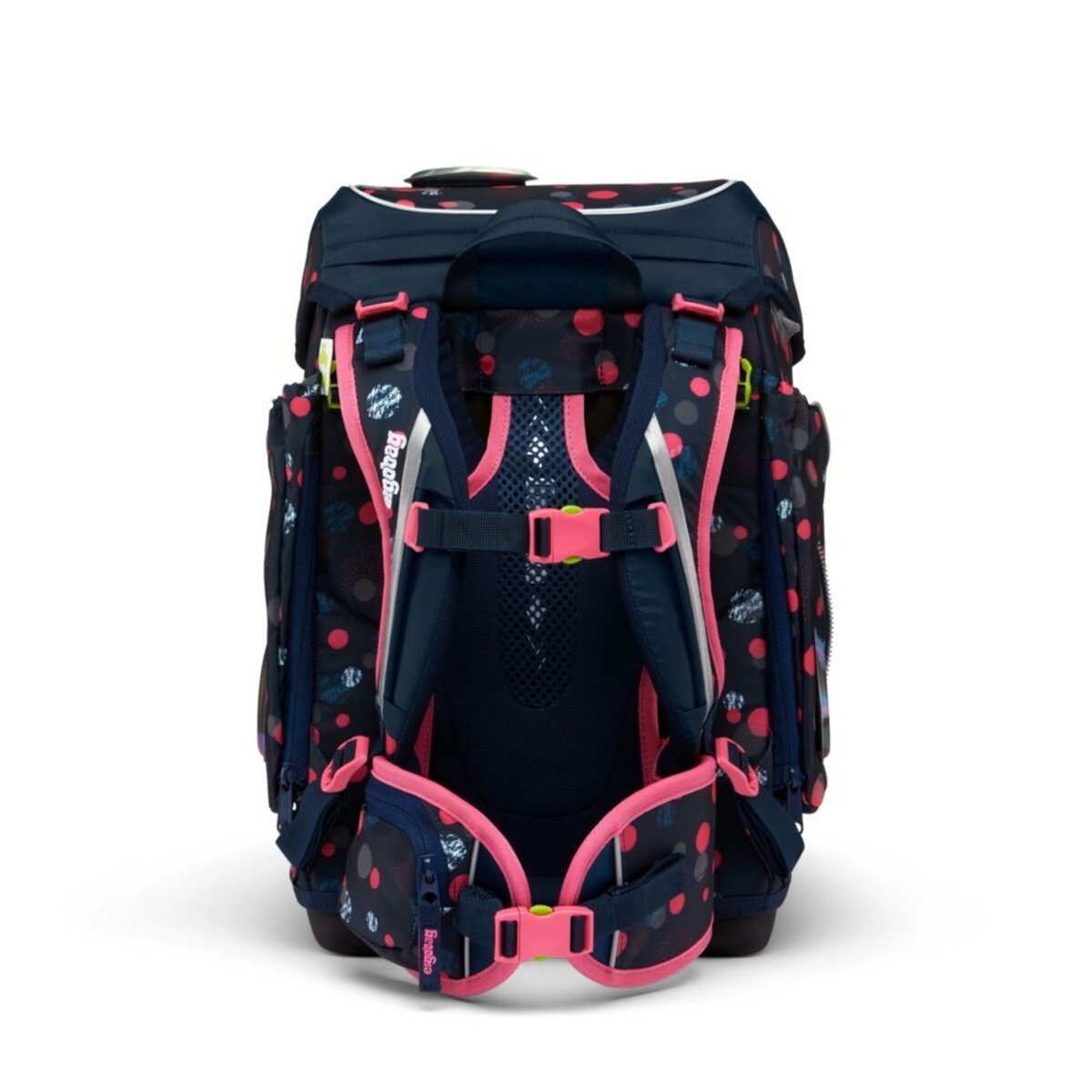 ergobag CUBO Schulrucksack-Set PhantBärsiewelt REFLEX GLOW, 5-teilig