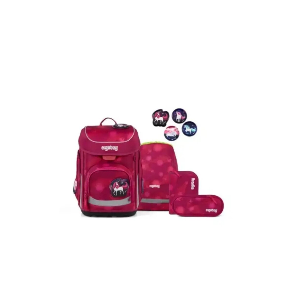ergobag Cubo Schulranzen-Set 5-tlg. Mondzaubär