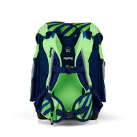 ergobag cubo Schulranzen-Set Truckbär 5-teilig special edition 19 Liter blau grün