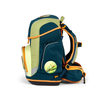 ergobag CUBO Nature Explorer Edition Schulrucksack-Set EntdeckBär, 5-teilig