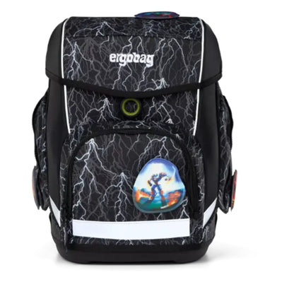 ergobag CUBO Schulrucksack-Set Super ReflektBär, 5-teilig