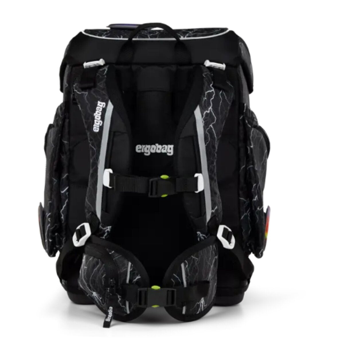 ergobag CUBO Schulrucksack-Set Super ReflektBär, 5-teilig