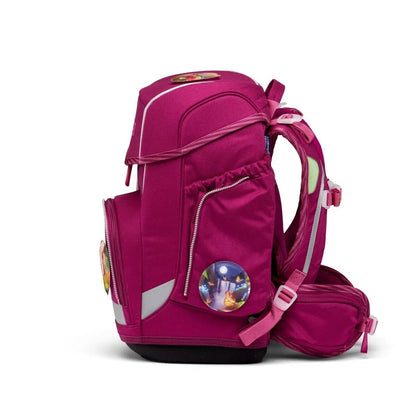 ergobag CUBO Schulrucksack-Set WaldzauBär ECO HERO, 5-teilig