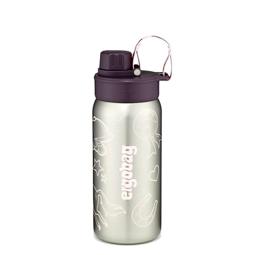 ergobag Edelstahl Trinkflasche Lila, 500 ml