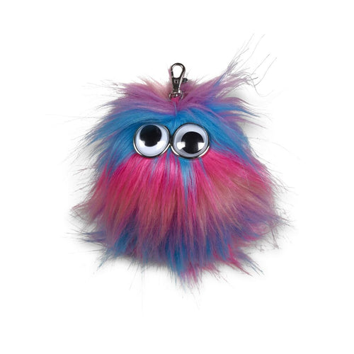ergobag Flausch Hangies Claas-Flauschi Rosa Blau 5,5 x 7 x 5 cm