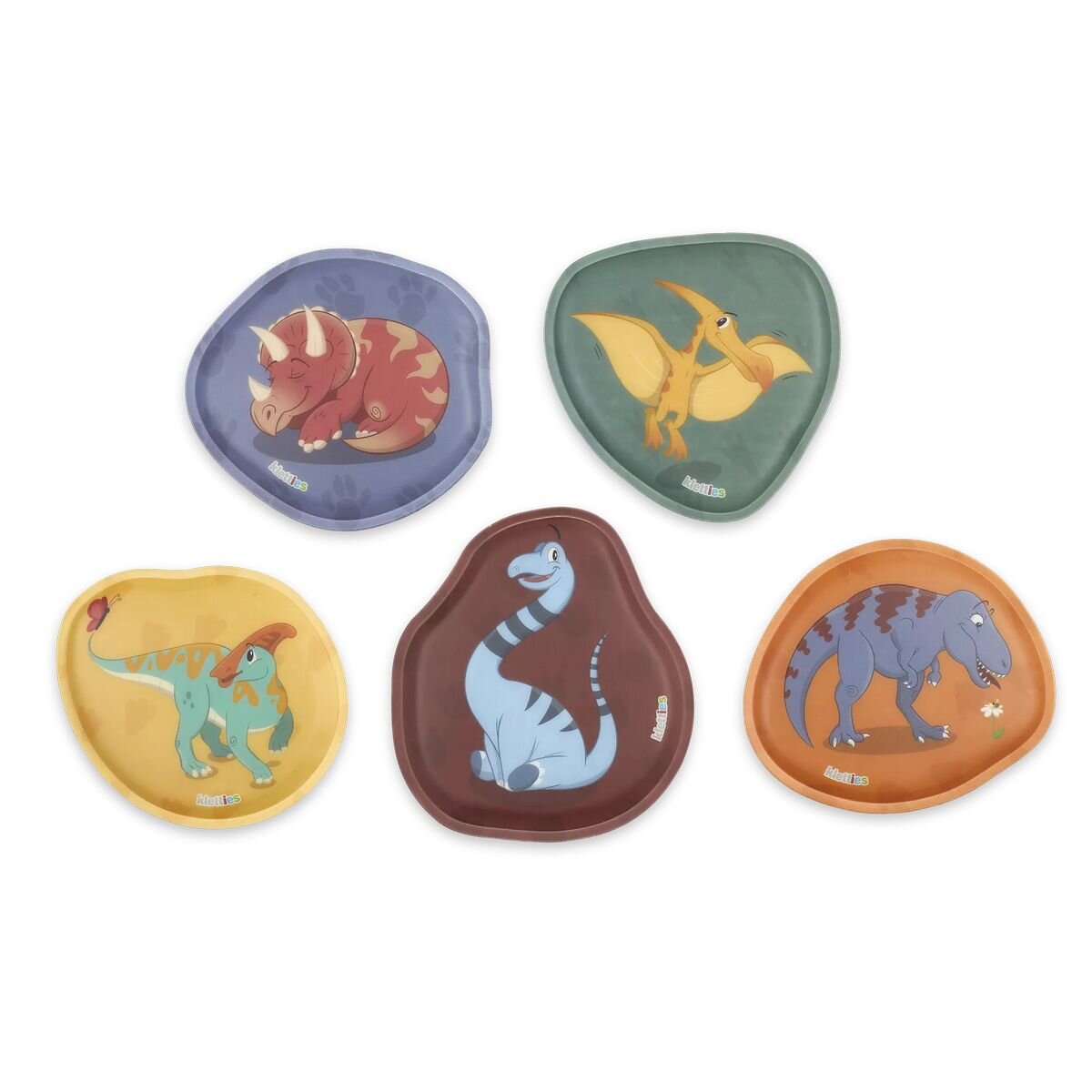 ergobag Kontur Kletties-Set Urzeit, 5-teilig bunt 10 x 0,4 x 9 cm