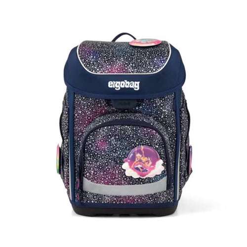 ergobag Cubo Set Schulranzen-Set Bärlaxy 5-teilig Blau Lila 19 Liter