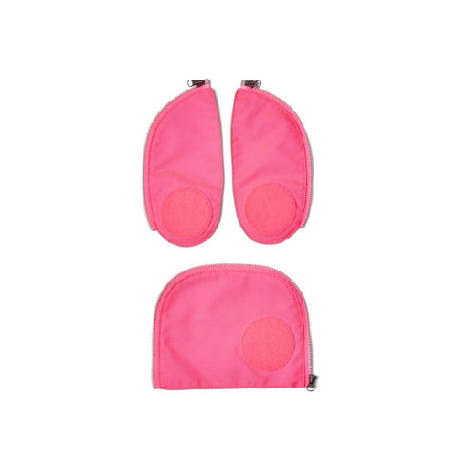 ergobag PACK Sicherheits-Set Fluo-Zip Set, Pink