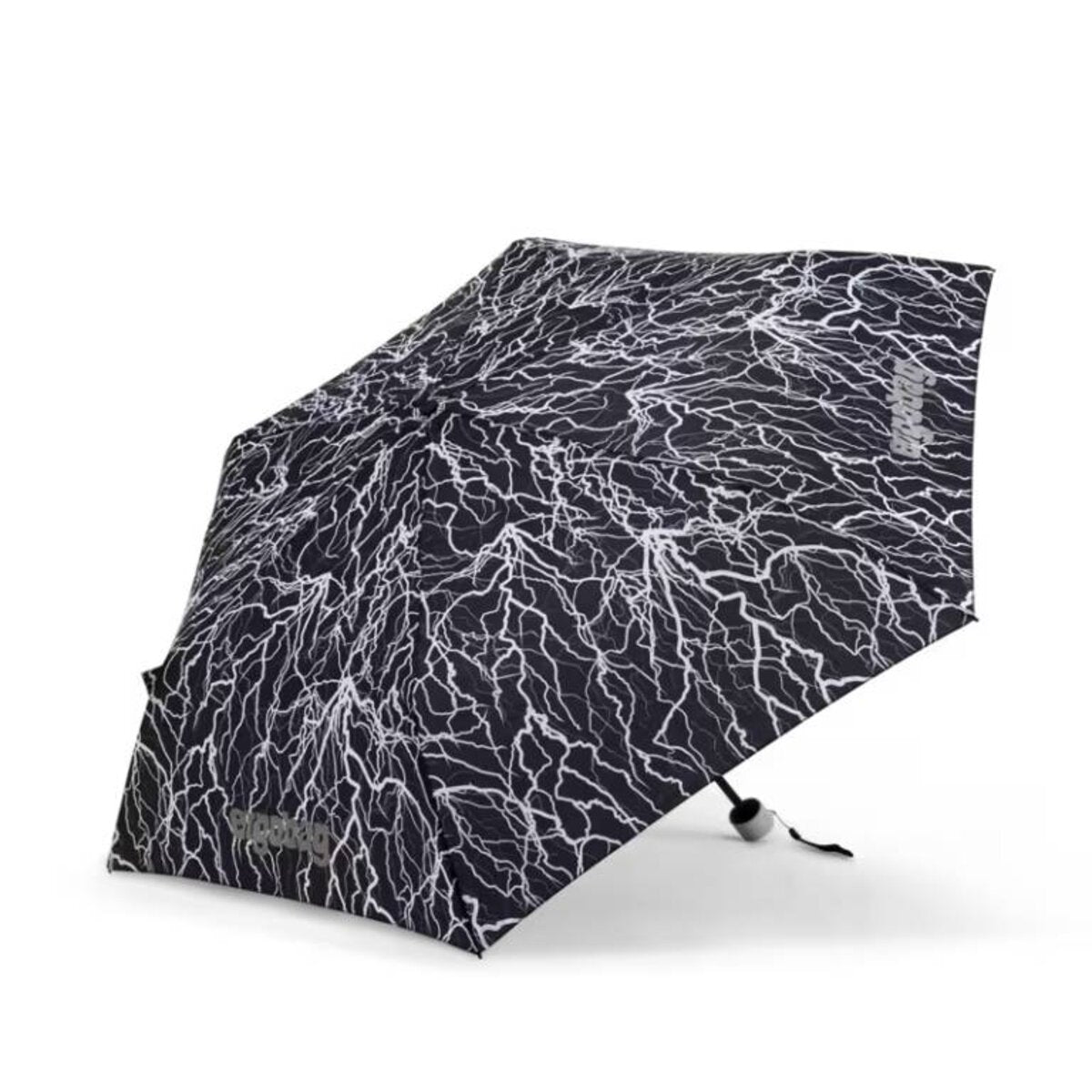 ergobag Regenschirm Super ReflektBär Schwarz, Weiß 4 x 23 x 4 cm