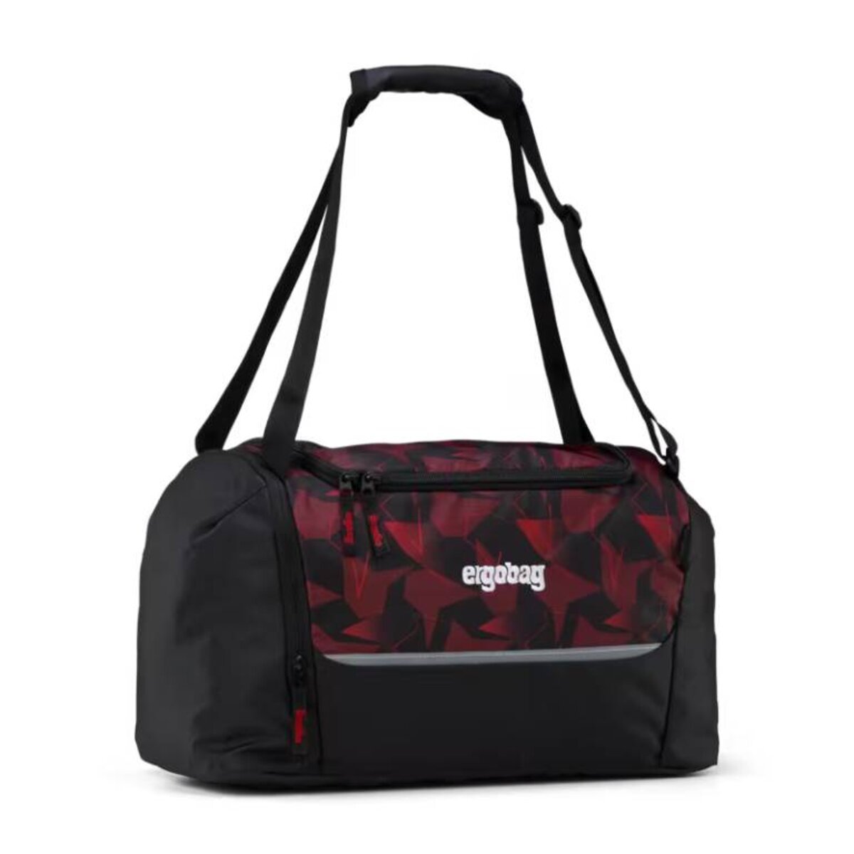 ergobag Sporttasche UnaufhaltBär Schwarz Rot 26,5 Liter 21 x 21 x 42 cm